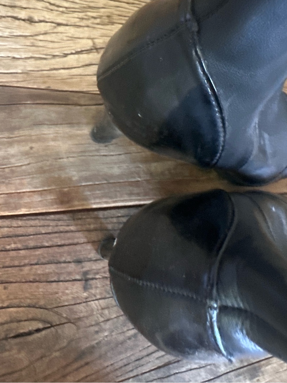 Report Black Pointed Toe Leather Ankle Booties - Picture 5 of 5